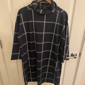 Brand New Navy Cowl Neck Dress from Loft.